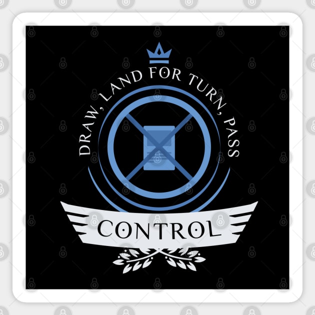 Magic the Gathering - Control Life V2 Sticker by epicupgrades